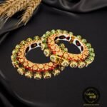 Glam Sakhi Kundan Meenakari Rajwadi Bangles 1