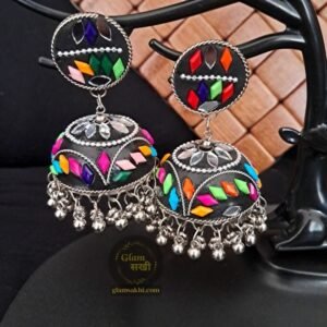 Multicolor Earrings by Glam Sakhi - Latest Jewellery Designs Collection