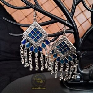 Trending Blue Multicolor Earrings