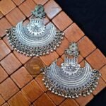 Silver Ghungroo Earrings By Glam Sakhi - Latest Jewellery Designs Collection