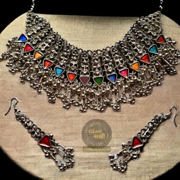 Afghani Necklace Set by Glam Sakhi Image 1